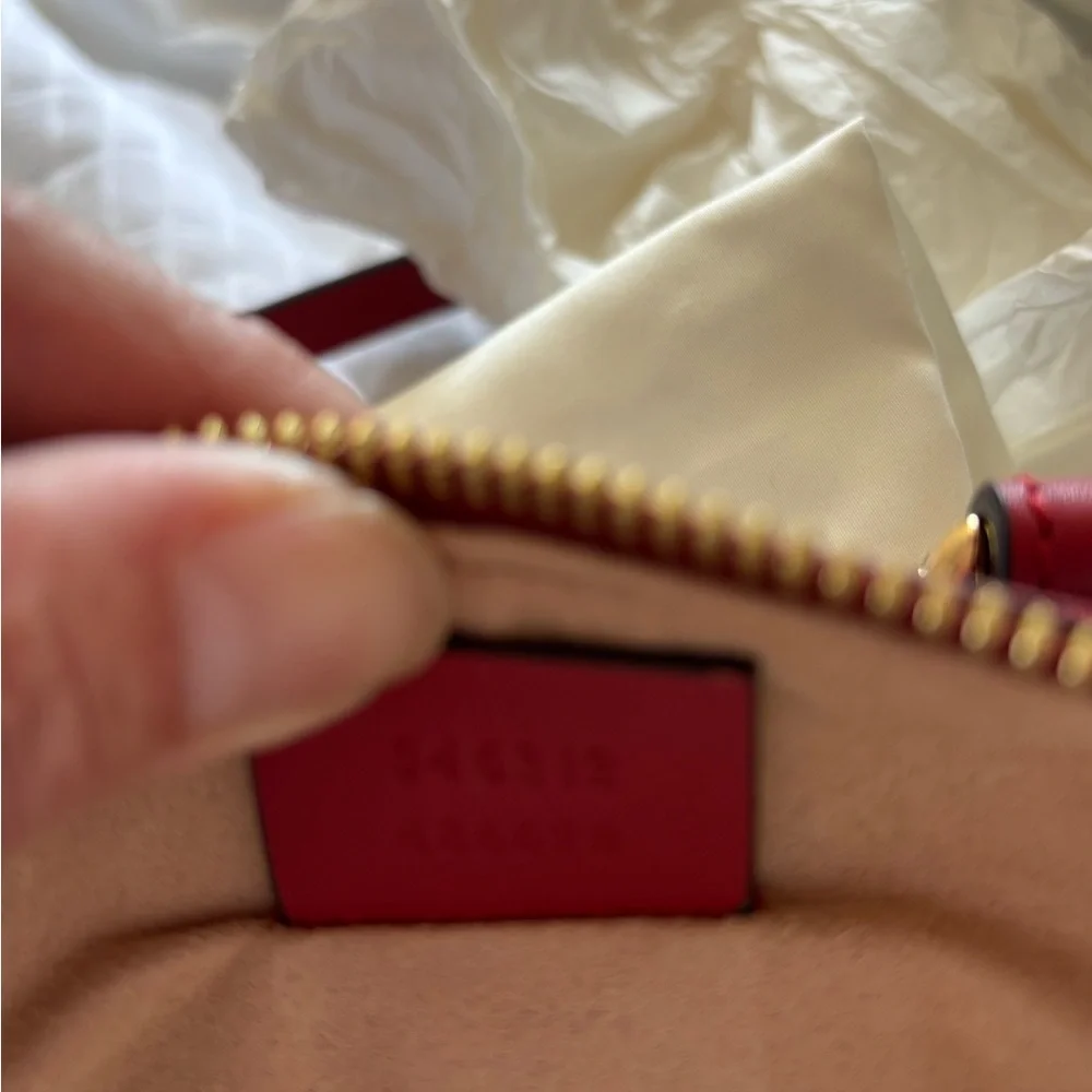 Gucci Blooms Floral Canvas and Red Leather Women's Mini Bag Brand New - Picture 8 of 8